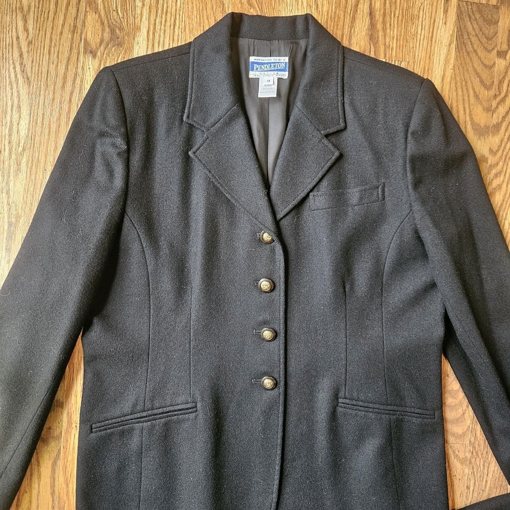 2 Piece Pendleton Wool Button Classic Casual Blaz… - image 4